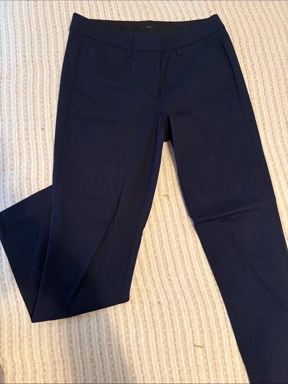 Worthington Navy Straight-Leg Dress Pants